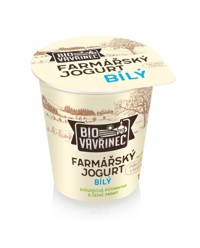 Farmářský jogurt bílý, 130 g Farmářský jogurt bílý, 130 g