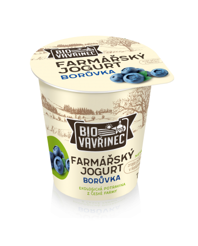 Farmářský jogurt borůvka, 130 g Farmářský jogurt borůvka, 130 g