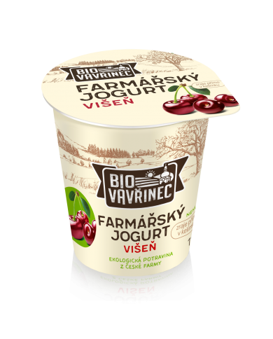 Farmářský jogurt višeň, 130 g Farmářský jogurt višeň, 130 g