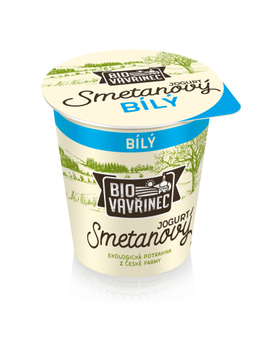 Smetanový jogurt bílý, 130 g Smetanový jogurt bílý, 130 g
