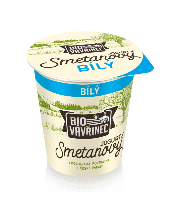 Smetanový jogurt bílý, 130 g