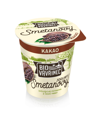 Smetanový jogurt kakao, 130 g Smetanový jogurt kakao, 130 g