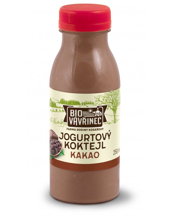 Jogurtový koktejl kakao, 250 ml Jogurtový koktejl kakao, 250 ml