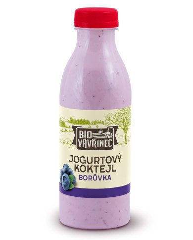 Jogurtový koktejl borůvka, 250 ml