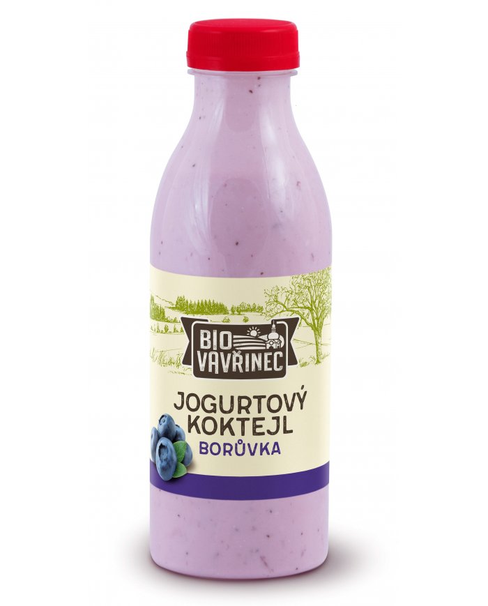 Jogurtový koktejl borůvka, 250 ml Jogurtový koktejl borůvka, 250 ml
