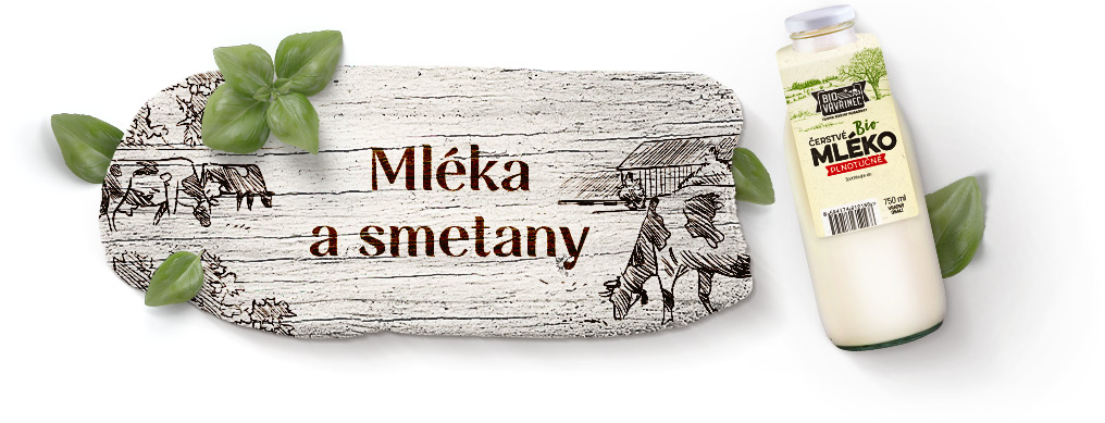 Mléka a smetany